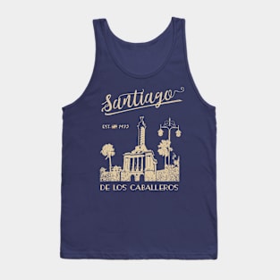 SANTIAGO De Los Caballeros Dominican Republic Vintage Tank Top